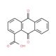 9,10-Dioxo-9,10-dihydro-anthracene-1-carboxylic acid (CAS 602-69-7) - chemical structure image