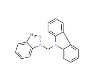 9-(1H-Benzotriazol-1-ylmethyl)-9H-carbazole (CAS 124337-34-4) - chemical structure image