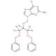 9-[[2-Benzyloxy-1-(benzyloxymethyl)-ethoxy]-methyl]-6-chloroguanine-d5 - chemical structure image