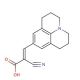 9-(2-Carboxy-2-cyanovinyl)julolidine (CAS 142978-18-5) - chemical structure image