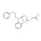 {[9-(2-Phenoxyethyl)-9H-[1,2,4]triazolo[4,3-a]-benzimidazol-3-yl]thio}acetic acid - chemical structure image