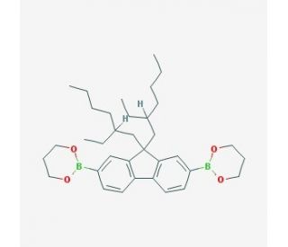9,9-Di(2-ethylhexyl)fluorene-2,7-bis(trimethylene borate) solution (CAS 344782-49-6) - chemical structure image