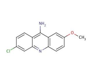 9-Amino-6-chloro-2-methoxyacridine (CAS 3548-09-2) - chemical structure image