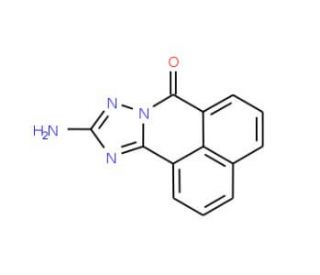 9-Amino-7a,8,10-triaza-cyclopenta[a]phenalen-7-one - chemical structure image