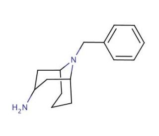 9-benzyl-9-azabicyclo[3.3.1]nonan-3-amine - chemical structure image