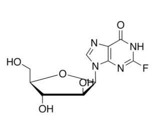 9-&beta;-D-Arabinofuranosyl-2-fluorohypoxanthine (CAS 83480-48-2) - chemical structure image