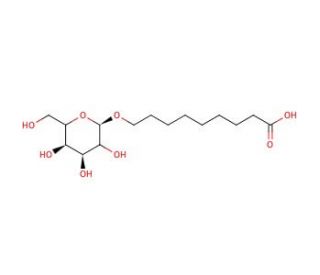 9-(β-D-Galactopyranosyloxy)nonanoic Acid (CAS 83345-63-5) - chemical structure image