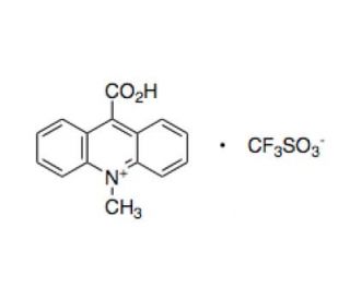 9-Carboxy-10-methylacridinium Trifluoromethanesulfonic Acid Salt (CAS 173920-64-4) - chemical structure image