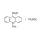 9-Carboxy-10-methylacridinium Trifluoromethanesulfonic Acid Salt (CAS 173920-64-4) - chemical structure image