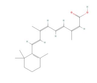 9-cis,13-cis-Retinoic Acid (CAS 5352-74-9) - chemical structure image