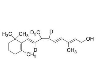 9-cis-Retinol-d5 (CAS 22737-97-9) - chemical structure image