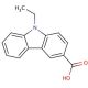 9-Ethyl-9H-carbazole-3-carboxylic acid - chemical structure image