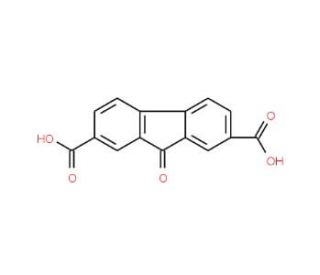 9-Fluorenone-2,7-dicarboxylic acid (CAS 792-26-7) - chemical structure image