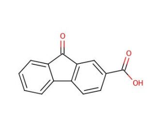 9-Fluorenone-2-carboxylic Acid (CAS 784-50-9) - chemical structure image
