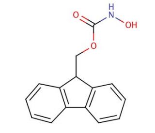 9-Fluorenylmethyl N-hydroxycarbamate (CAS 190656-01-0) - chemical structure image