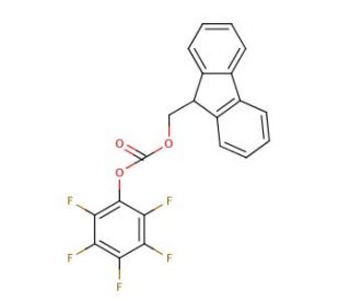 9-Fluorenylmethyl pentafluorophenyl carbonate (CAS 88744-04-1) - chemical structure image