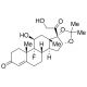 9-Fluoro-16α,17-(isopropylidenedioxy) corticosterone (CAS 1524-86-3) - chemical structure image