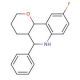 9-Fluoro-5-phenyl-3,4,4a,5,6,10b-hexahydro-2H-pyrano[3,2-c]quinoline - chemical structure image
