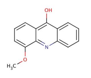 9-Hydroxy-4-methoxyacridine (CAS 35308-00-0) - chemical structure image