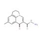 9-methyl-1-oxo-6,7-dihydro-1H,5H-pyrido[3,2,1-ij]quinoline-2-carbohydrazide - chemical structure image