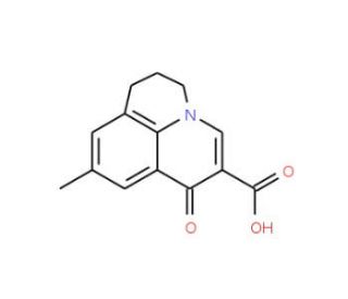 9-methyl-1-oxo-6,7-dihydro-1H,5H-pyrido[3,2,1-ij]quinoline-2-carboxylic acid - chemical structure image