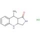 9-methyl-1H,2H,3H,3aH,4H,9H,9aH-pyrrolo[3,4-b]quinolin-1-one hydrochloride - chemical structure image