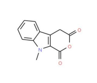 9-Methyl-4,9-dihydropyrano[3,4-b]indole-1,3-dione - chemical structure image