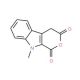 9-Methyl-4,9-dihydropyrano[3,4-b]indole-1,3-dione - chemical structure image