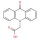 9-Oxo-10(9H)-acridineacetic acid (CAS 38609-97-1) - chemical structure image