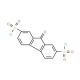 9-Oxo-9H-fluoren-2,7-disulphonyl chloride (CAS 13354-21-7) - chemical structure image