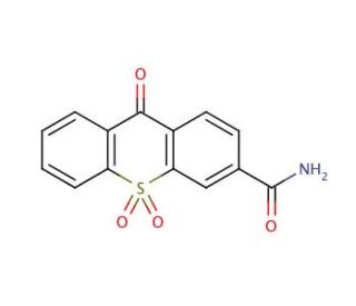 9-Oxo-9H-thioxanthene-3-carboxamide 10,10-dioxide (CAS 51762-93-7) - chemical structure image