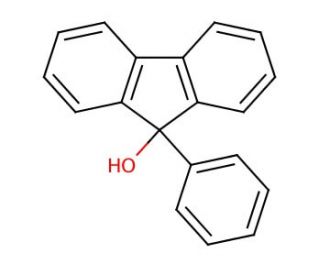 9-Phenyl-9-fluorenol (CAS 25603-67-2) - chemical structure image