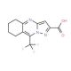 9-Trifluoromethyl-5,6,7,8-tetrahydro-pyrazolo-[5,1-b]quinazoline-2-carboxylic acid (CAS 436088-43-6) - chemical structure ima