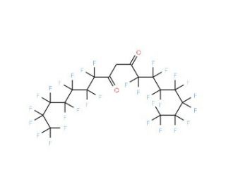 9H,9H-Triacontafluoro-8,10-heptadecanedione (CAS 36554-97-9) - chemical structure image