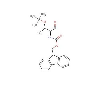 9H-fluoren-9-ylmethyl N-[(2S,3R)-3-(tert-butoxy)-1-oxobutan-2-yl]carbamate - chemical structure image