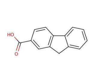 9H-fluorene-2-carboxylic acid (CAS 7507-40-6) - chemical structure image