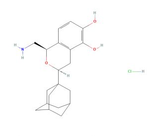 A 77636 hydrochloride (CAS 145307-34-2) - chemical structure image