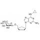 Abacavir 5′-β-D-Glucuronide (CAS 384329-76-4) - chemical structure image
