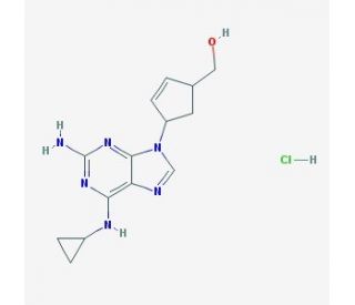 Abacavir hydrochloride (CAS 136470-78-5 (non-salt)) - chemical structure image