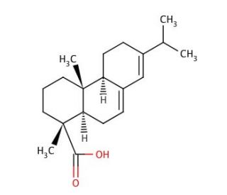 Abietic acid (CAS 514-10-3) - chemical structure image