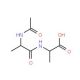 Ac-Ala-Ala-OH (CAS 19245-87-5) - chemical structure image