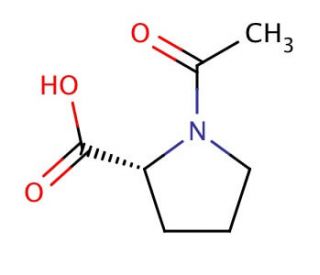 Ac-D-Pro-OH (CAS 59785-68-1) - chemical structure image