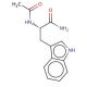 Ac-L-Trp-NH2 (CAS 2382-79-8) - chemical structure image