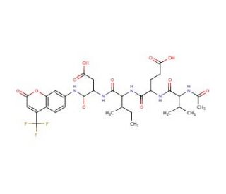 Ac-VEID-AFC - chemical structure image