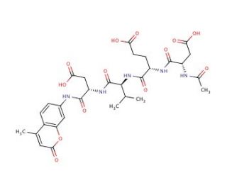 Ac-YEVD-AMC - chemical structure image