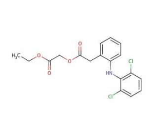 Aceclofenac Ethyl Ester (CAS 139272-67-6) - chemical structure image
