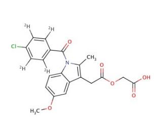 Acemetacin-d4 - chemical structure image