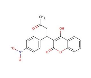Acenocoumarol (CAS 152-72-7) - chemical structure image