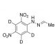 Acetaldehyde 2,4-Dinitrophenylhydrazone-d3 的分子结构, CAS编号: 259824-51-6 Acetaldehyde 2,4-Dinitrophenylhydrazone-d3 (CAS 259824-51-6) - chemical structure image