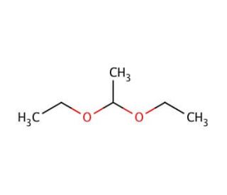 Acetaldehyde diethyl acetal (CAS 105-57-7) - chemical structure image